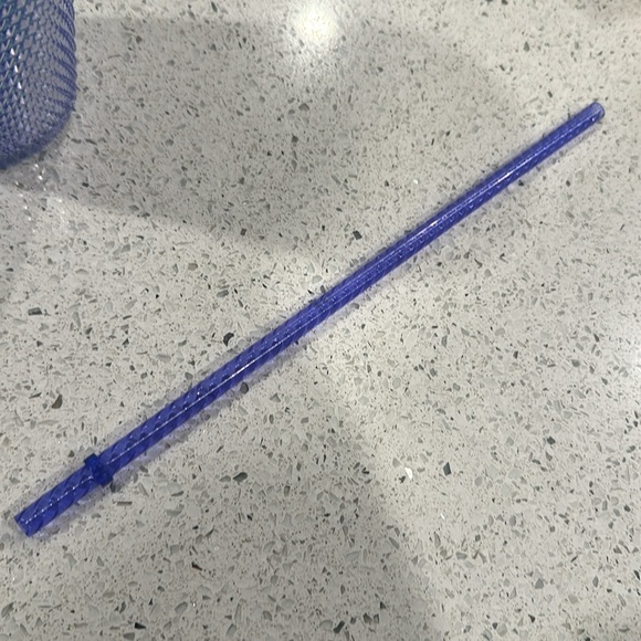 24oz blue and purple studded Starbucks tumbler. - Picture 3 of 7